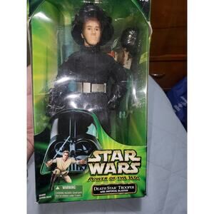 Star Wars Power of the Jedi Death Star Trooper w/Imperial Blaster 2001 edition
